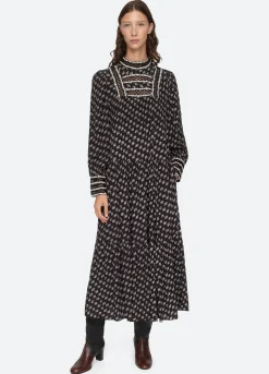 Sea New York Ada L/S Dress Black Flash Sale
