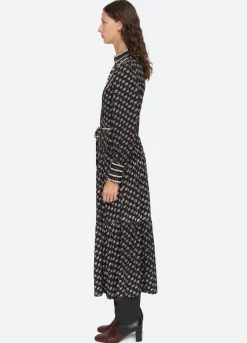 Sea New York Ada L/S Dress Black Flash Sale