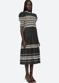 Sea New York Amina Dress Black Flash Sale