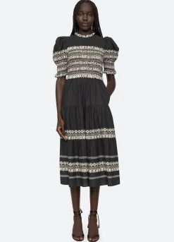 Sea New York Amina Dress Black Flash Sale