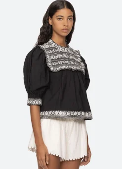 Sea New York Amina Top Black Discount