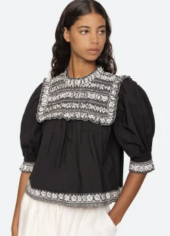 Sea New York Amina Top Black Discount