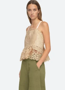 Sea New York Anastasia Top Cream Fashion