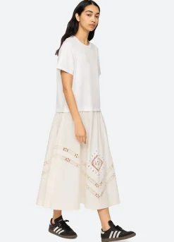 Sea New York Anisley Dress Cream New