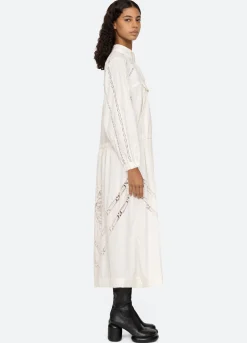 Sea New York Anisley L/S Dress Cream Cheap
