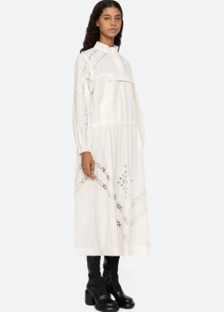 Sea New York Anisley L/S Dress Cream Cheap