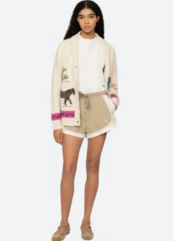 Sea New York Annette Cardigan Cream Sale
