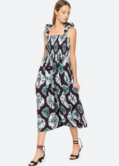 Sea New York Aveline Dress Teal Clearance