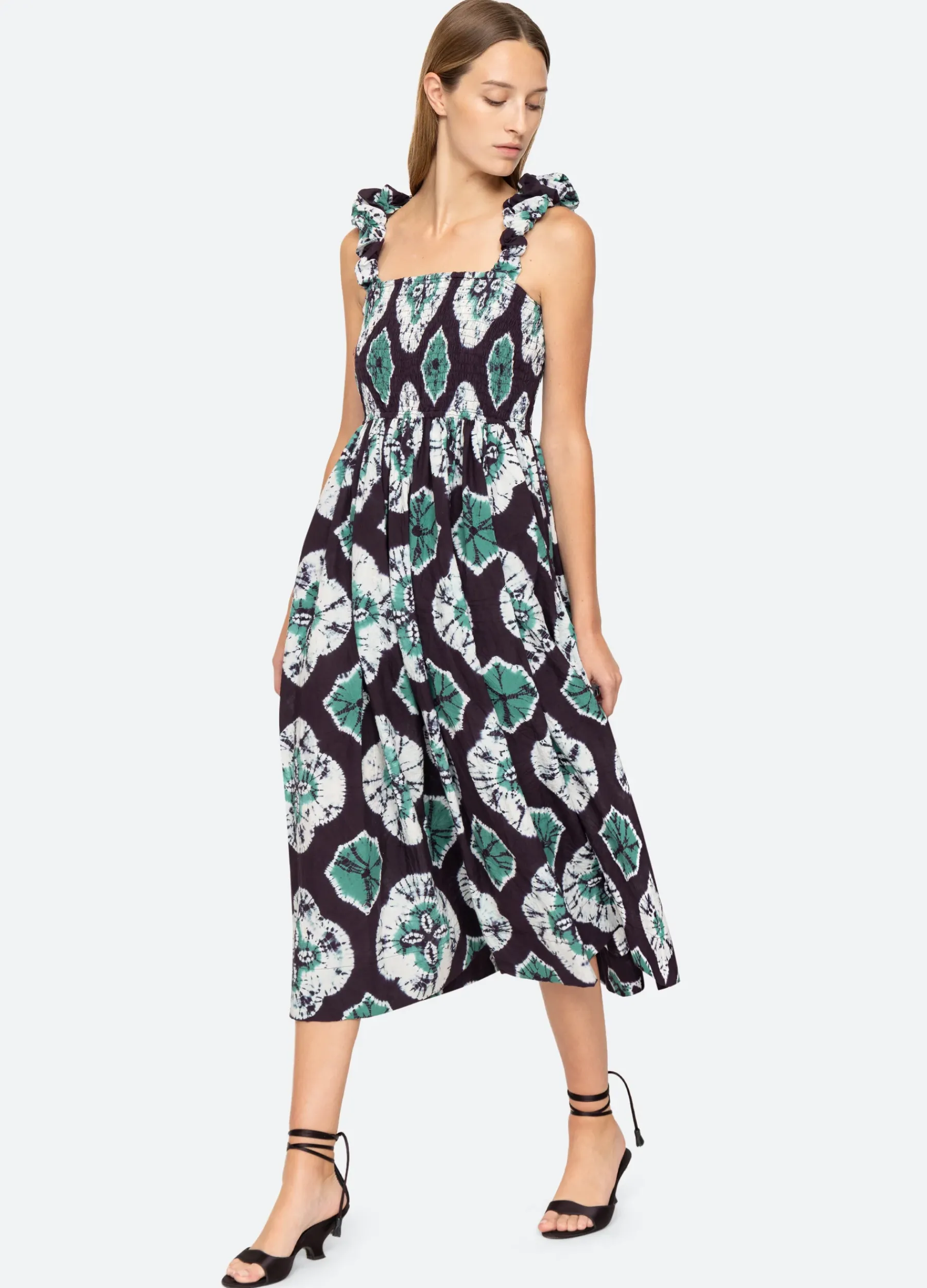 Sea New York Aveline Dress Teal Clearance