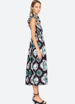 Sea New York Aveline Dress Teal Clearance
