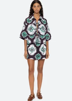 Sea New York Aveline Shorts Teal Discount