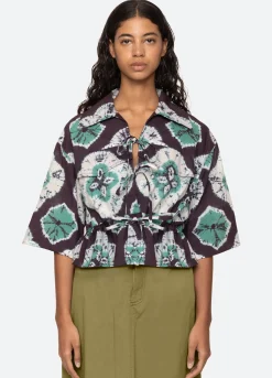 Sea New York Aveline Top Teal Best