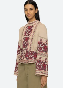 Sea New York Beena L/S Top Taupe Cheap