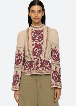 Sea New York Beena L/S Top Taupe Cheap