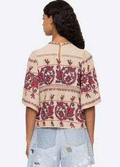 Sea New York Beena Top Taupe Hot