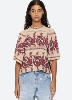 Sea New York Beena Top Taupe Hot