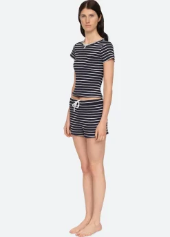 Sea New York Bernadette Short PJ Set Multi Hot