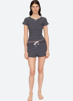 Sea New York Bernadette Short PJ Set Multi Hot