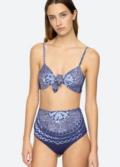 Sea New York Blythe Bikini Bottom Blue Discount
