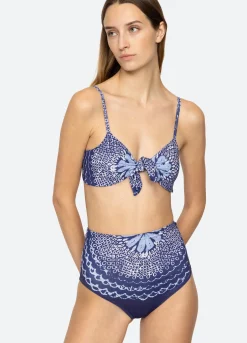 Sea New York Blythe Bikini Top Blue Fashion