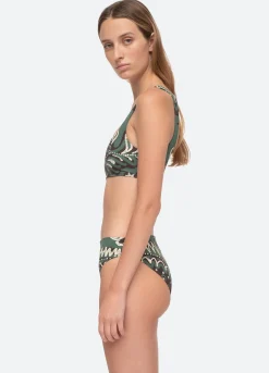 Sea New York Charlough Bikini Top Green Store