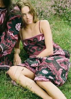 Sea New York Charlough Dress Magenta Fashion