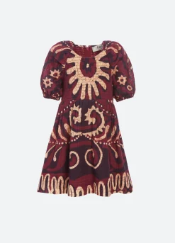 Sea New York Charlough Kids S/S Dress Magenta Clearance