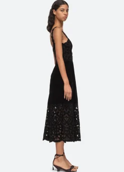 Sea New York Dana Dress Black Shop