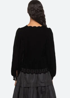 Sea New York Dana Top Black Flash Sale