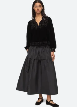 Sea New York Dana Top Black Flash Sale