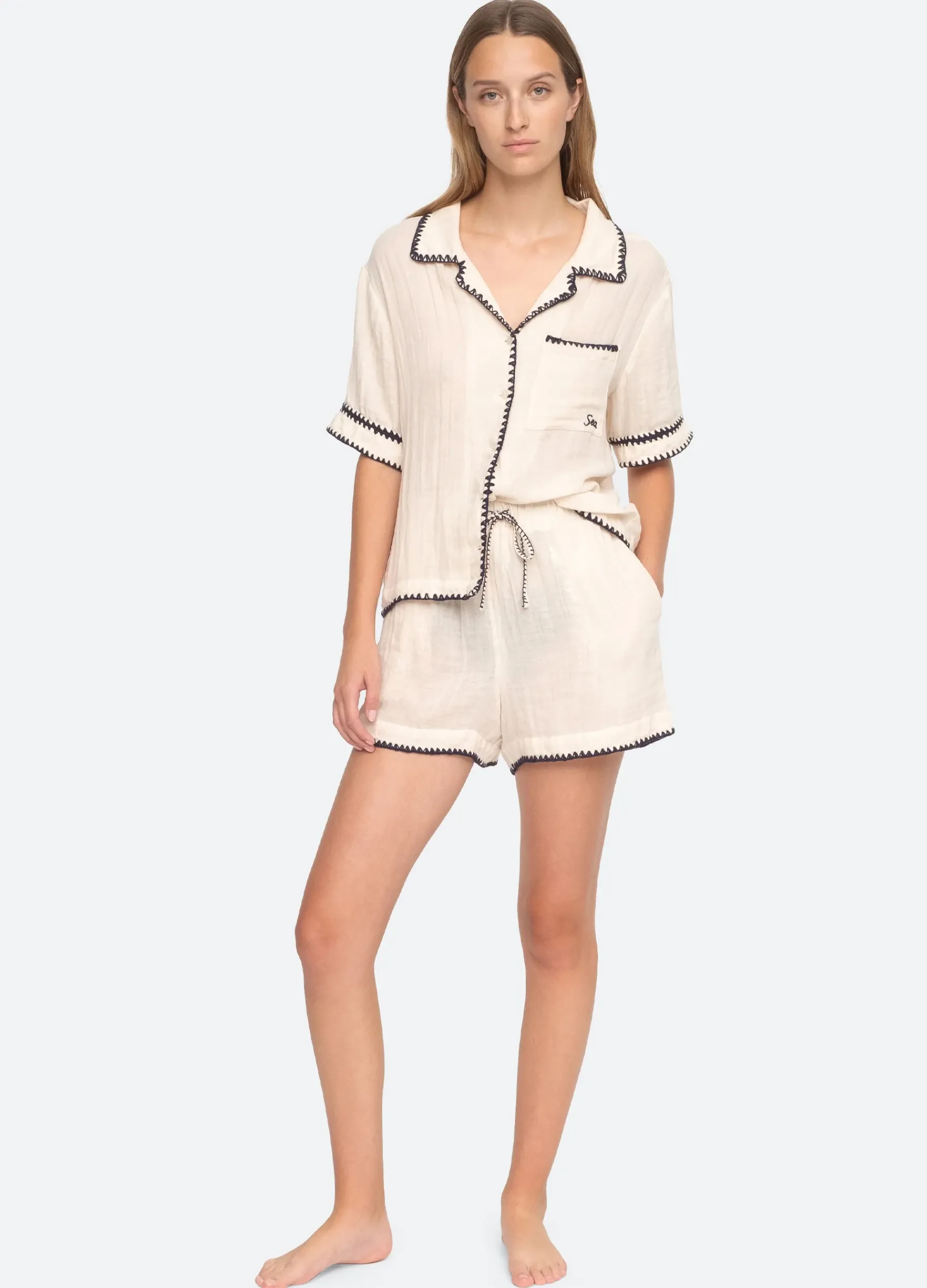 Sea New York Desiree PJ Set Cream Discount