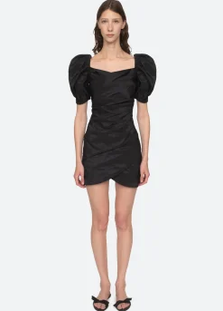 Sea New York Diana S/S Dress Black Cheap