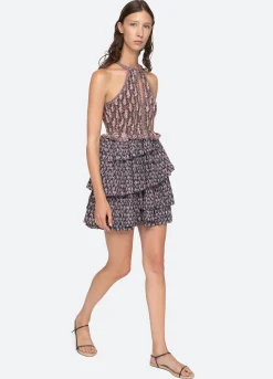Sea New York Donna Tiered Dress Multi Best Sale