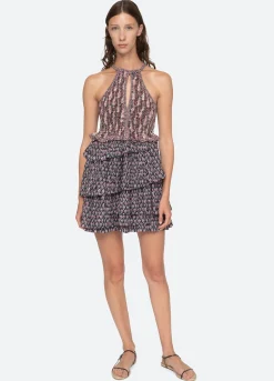 Sea New York Donna Tiered Dress Multi Best Sale