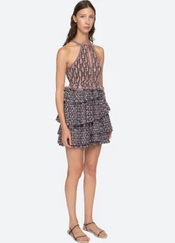 Sea New York Donna Tiered Dress Multi Best Sale