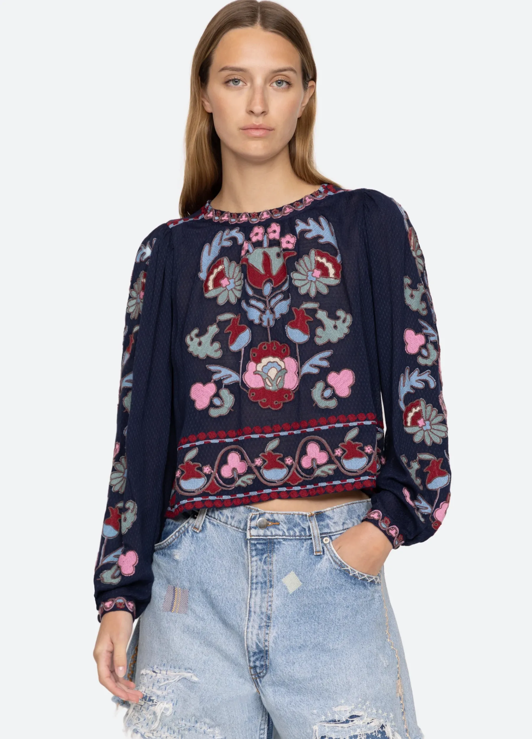 Sea New York Eclisse L/S Top Navy Shop