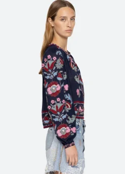 Sea New York Eclisse L/S Top Navy Shop