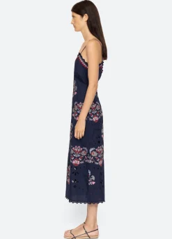 Sea New York Eclisse Slip Dress Navy Online