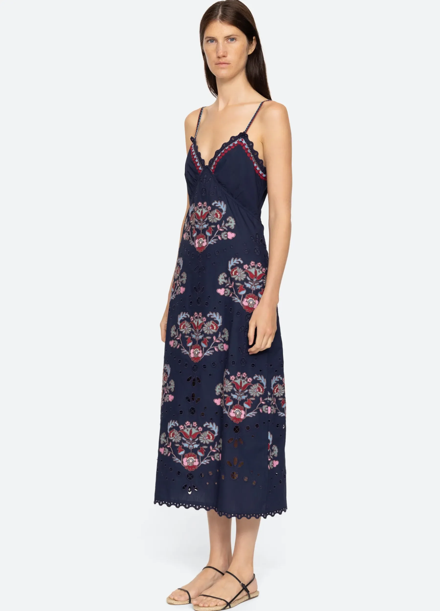 Sea New York Eclisse Slip Dress Navy Online