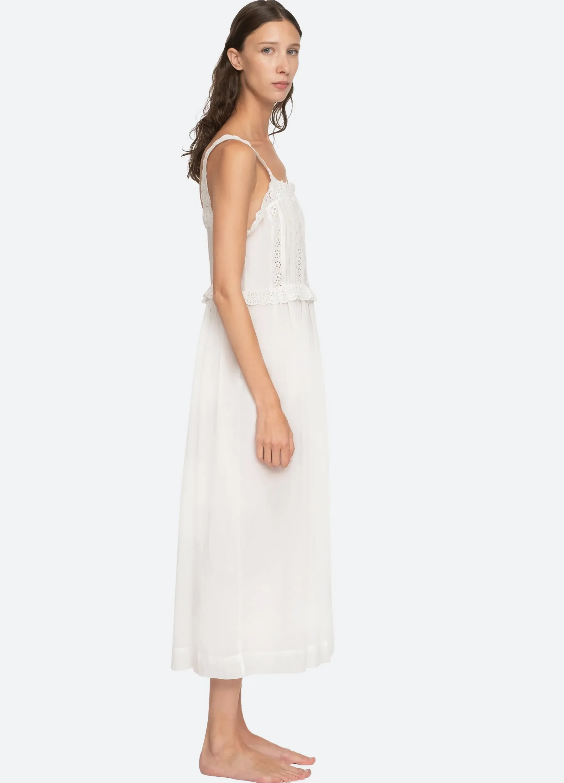 Sea New York Elysse Midi Nightgown White Cheap