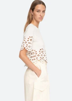 Sea New York Elysse Sweater White Shop