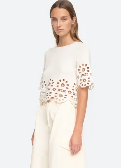 Sea New York Elysse Sweater White Shop