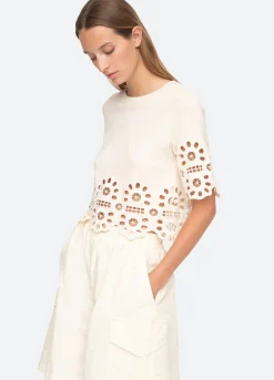 Sea New York Elysse Sweater White Shop