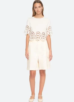 Sea New York Elysse Sweater White Shop