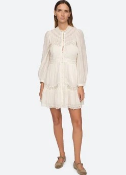 Sea New York Haven Dress Cream Sale