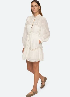 Sea New York Haven Dress Cream Sale
