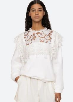 Sea New York Joah Sweatshirt White Shop