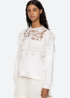 Sea New York Joah Sweatshirt White Shop