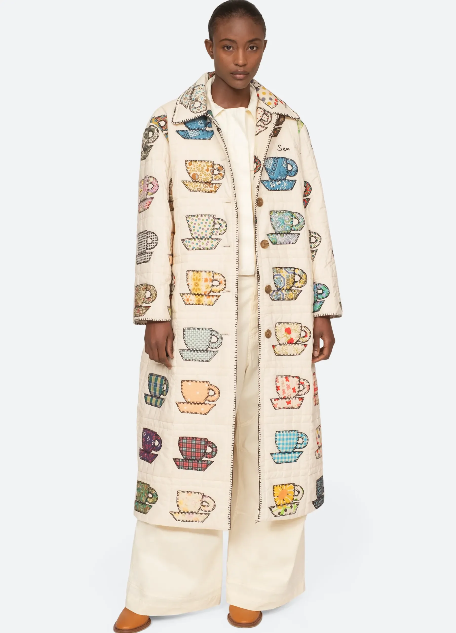 Sea New York Karmen Coat Multi Flash Sale