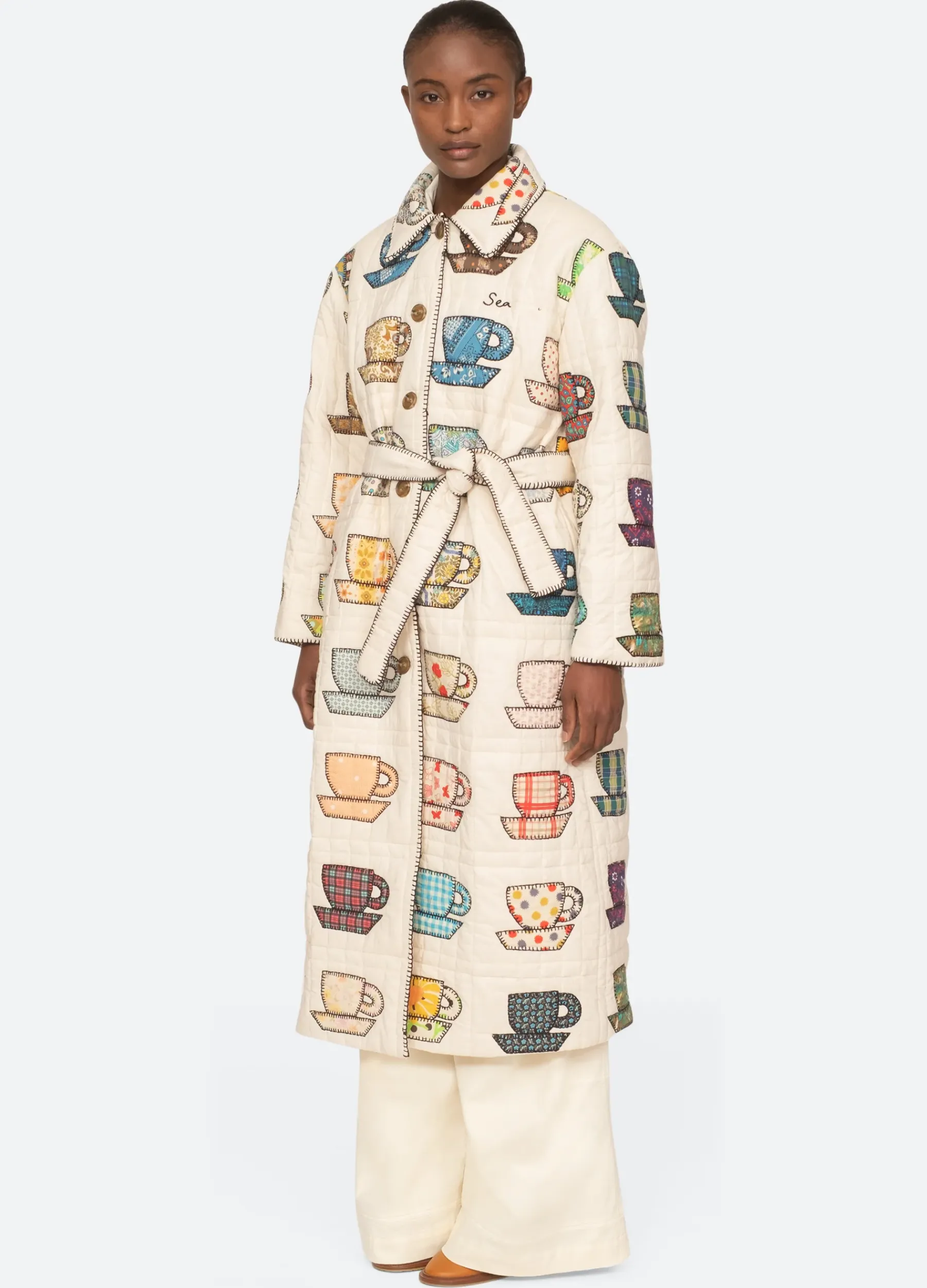 Sea New York Karmen Coat Multi Flash Sale